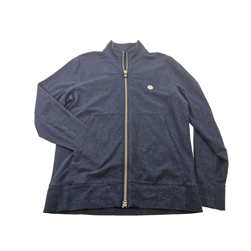 B.Daddy Mens S Conway Farms Golf Club Zip Up Sweatshirt Jacket Navy Blue EUC